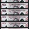 Angola 1000 Kwanzas 2020, UNC, 10 Pcs LOT, Consecutive, Polymer, P-162