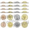 Armenia 5 (x) 6 Pcs Coins SET, 10 20 50 100 200 500 Dram 2003 2004, UNC, BIMETAL