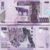 Congo Dem. Rep. 10000 Francs 2022 2023, UNC, 2 Pcs PAIR, Consecutive, P-New Sign - Image 3