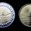 EGYPT Coin SET, 50 Piastre + 1 Pound 2021, Pharaohs Golden Parade, UNC, BIMETAL