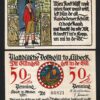 Germany, Lubeck 50 Pfennig 1921, 5 Pcs LOT, UNC, Type 1 - Image 3