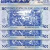 Guinea Bissau 500 Pesos 1990, UNC, 10 Pcs LOT, Consecutive, P-12 - Image 3
