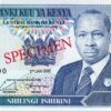 KENYA 20 SHILLINGS 1992, UNC, SPECIMEN, P-25cs, H/43 000000