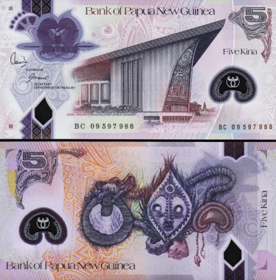 Papua New Guinea, 5 Kina 2009, Polymer, UNC, P-29b