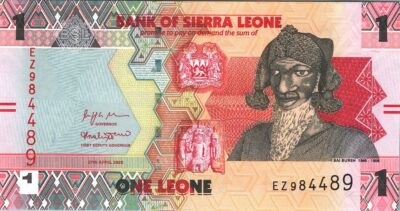 Sierra Leone 1 Leone 2022, RADAR 984489, UNC, P-34