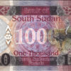 South Sudan 1000 Pounds 2020, RADAR 7 Digit 4820284, UNC, P-New - Image 3