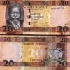 South Sudan 20 Pounds 2015, UNC, 5 Pcs LOT, Consecutive, P-13a, Prefix AA - Image 3