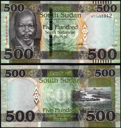 South Sudan 500 Pounds 2020 (2021), UNC, P-16