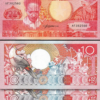 Suriname 10 Gulden 1988, UNC, 2 Pcs PAIR, Consecutive, P-131b