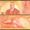 Tonga, 2 Pa'anga 2023 2024, UNC, BUNDLE, Pack 100 PCS, Consecutive,P-NEW DESIGN - Image 4