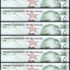 Turkey 20 Lira 2009 - 2022, UNC, 10 Pcs LOT, Consecutive, P-224f,New Sign,Prfx G