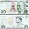 Turkey 20 Lira 2009 - 2022, UNC, 10 Pcs LOT, Consecutive, P-224f,New Sign,Prfx G - Image 4