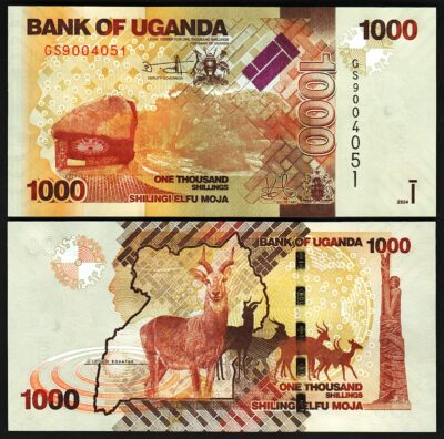 Uganda 1000 Shillings 2024, UNC, P-49 New Date