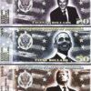 Usa Presidents 7 Pcs Set 1 2 5 10 20 50 100 Dollar 2018 Matching Serial Hologram - Image 9