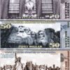 Usa Presidents 7 Pcs Set 1 2 5 10 20 50 100 Dollar 2018 Matching Serial Hologram - Image 10