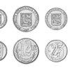 Venezuela 7 Pcs Coin Set 1 5 10 12.5 25 50 Centimos 1 Bolivar 2007, UNC, BIMETAL
