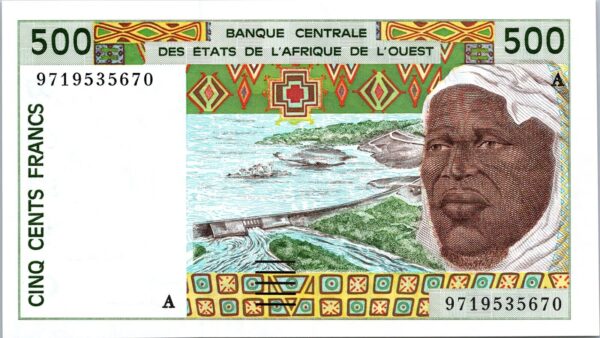 West African States, Ivory Coast, 500 Francs 1997, UNC, P-110Ag