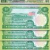 Western Samoa 1 Tala 1980, UNC, 5 PCS Consecutive LOT, P-19