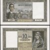 Yugoslavia 10 Dinara 1939, UNC-, P-35, with Minor Stain