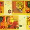 ABKHAZIA 10 Apsar 2024 UNC, 20 Pcs LOT, Consecutive, Comm. Leopard, P-3, NEW - Image 5