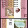 ANGOLA 10 KWANZAS 2012 (2017) UNC CONSECUTIVE 5 PCS LOT P.NEW