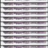 ARGENTINA 10 PESOS 1974 1976 UNC 20 PCS LOT P-295 , PORTA - MONDELLI