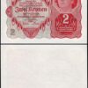 Austria 2 Kronen 1922, UNC, P-74
