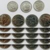 BRAZIL UNC 5 (x) 7 Pcs COINS Set 5 10 50 100 C. 100 500 1000 Cruzeiros 1992 1994
