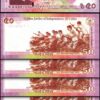 Bangladesh 50 Taka 2021, UNC, 20 Pcs LOT, P-69, 00010**, Comm, Golden Jubilee - Image 3