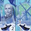 Barbados 2 Dollars, 2022, UNC, 2 Pcs PAIR, Consecutive, Polymer, P-80 - Image 3