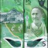 Barbados 5 Dollars, 2022, UNC, 10 Pcs LOT, Consecutive, Polymer, P-81 - Image 4