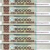 Belarus 100000 100,000 Rublei 1996, UNC, 10 Pcs LOT, Consecutive, P-15
