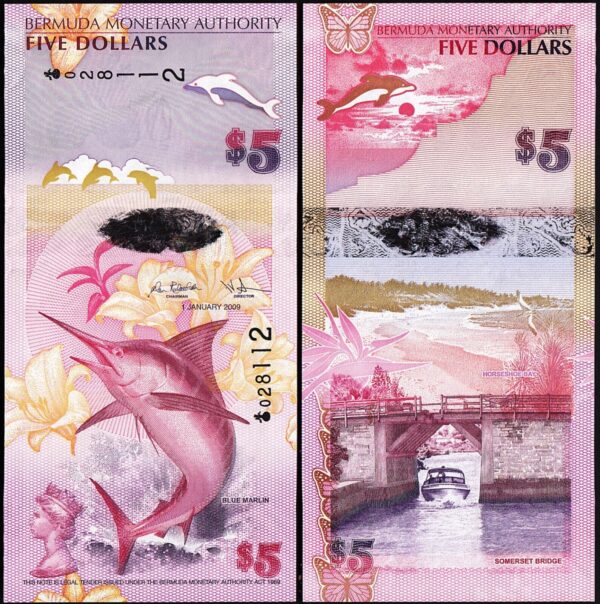 thumbnail image 2 of Guyana 5 X 20 Dollars Banknotes 1996 P-30 UNC – Wholesale Lot, Prefixes & Signatures Vary 2 of 6
