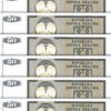 Croatia 50 Dinara, 1992, UNC, 10 Pcs LOT, Consecutive, P-R2, KNIN, Prefix AA
