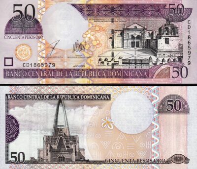 Dominican Republic, 50 Pesos Oro 2003, UNC, P-170b