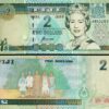 Fiji 2 Dollars 1996, UNC, 5 Pcs LOT, Consecutive, P-96b, Queen Elizabeth II - Image 3