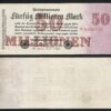 Germany 50000000 - 50 Million Mark 1923,  AU , P-98a, With Watermark