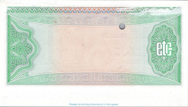 Germany SPECIMEN,Dusseldorf Traveller Cheque,200 Marks Thomas Cook,UNC,Watermark - Image 3