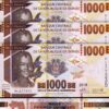 Guinea 1000 Francs, 2018 2019, UNC, 10 Pcs LOT, Consecutive, P-48 - Image 3