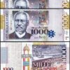 Haiti 1000 Gourdes 2009, UNC, 2 Pcs PAIR, Consecutive, Commemorative, P-278d