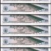 Iceland 10 Kronur 1961, UNC, 10 Pcs LOT, Consecutive, P-42, Sign 34