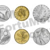Italy, UNC, 5 PCS COIN SET, 5 10 20 50 100 Lire 1956 2001