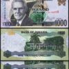 Jamaica 1000 Dollars 2021, UNC, 2 Pcs PAIR, Consecutive, P-86p