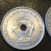 Lao, Laos 5 (x) 3 Pcs Coin Set, 10 20 50 Cents 1952, AU-UNC - Image 3