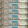 Libya 1/4 Quarter Dinar 2002, UNC, 10 Pcs LOT, Consecutive, P-62
