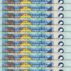 Macedonia 50 Denari 2018, UNC, 20 Pcs LOT, Consecutive, Polymer, P-26