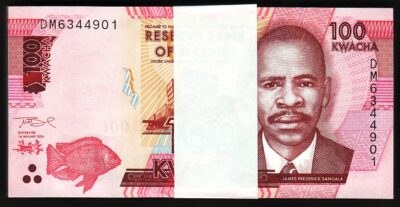 Malawi 100 Kwacha, 2024, UNC, ½ BUNDLE, Pack 50 PCS, Consecutive,P-NEW DATE,SIGN