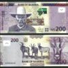 Namibia 200 Dollars 2018, UNC, P-15c