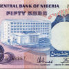 Nigeria 50 Kobo 1973 - 1978 , RADAR 768867 UNC-,  P-14g , Sign-7