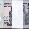 Nigeria 50 Naira 2023, UNC, ½ BUNDLE, Pack of 50 PCS, Consecutive, P-New Polymer - Image 3